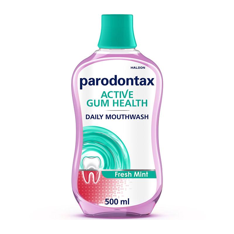 Φωτογραφία προϊόντος: Parodontax Active Gum Health Mouthwash Fresh Mint Στοματικό Διάλυμμα 500ml