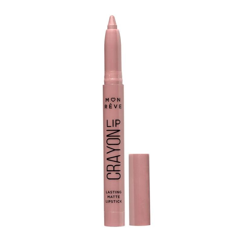 Φωτογραφία προϊόντος: Mon Reve Lip Crayon Μακράς Διάρκειας Ματ Κραγιόν 01 Latte