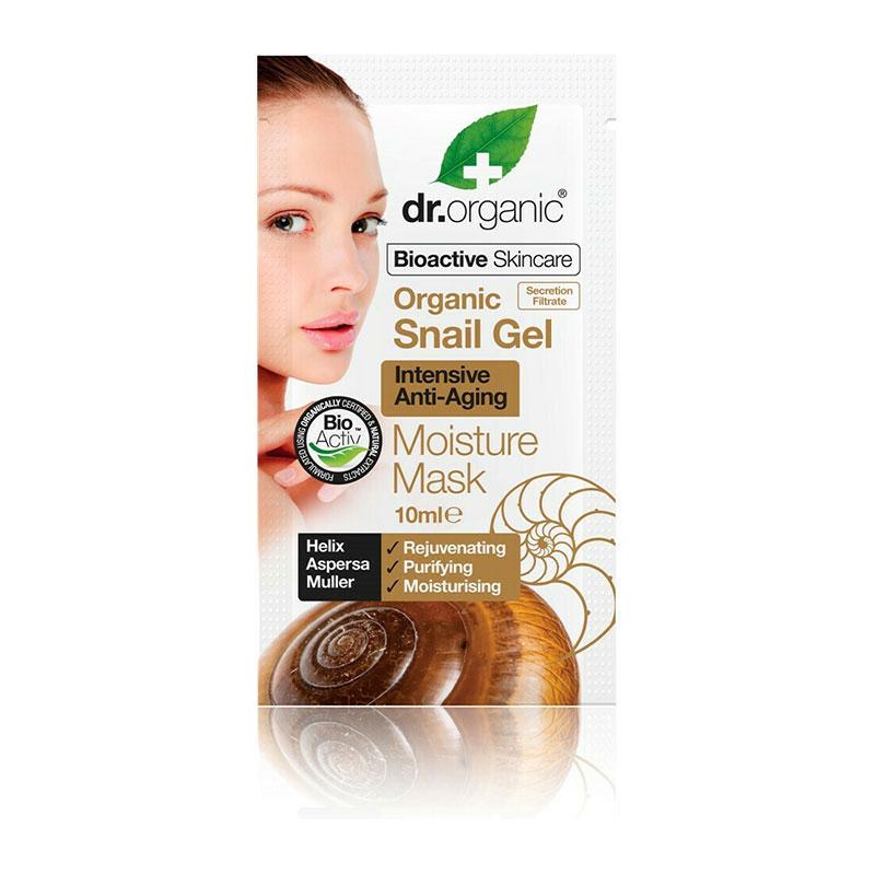 Φωτογραφία προϊόντος: DR. ORGANIC Dr.Organic Snail Gel Moisture Mask Mάσκα Προσώπου με Έκκριμα Σαλιγκαριού 10ml