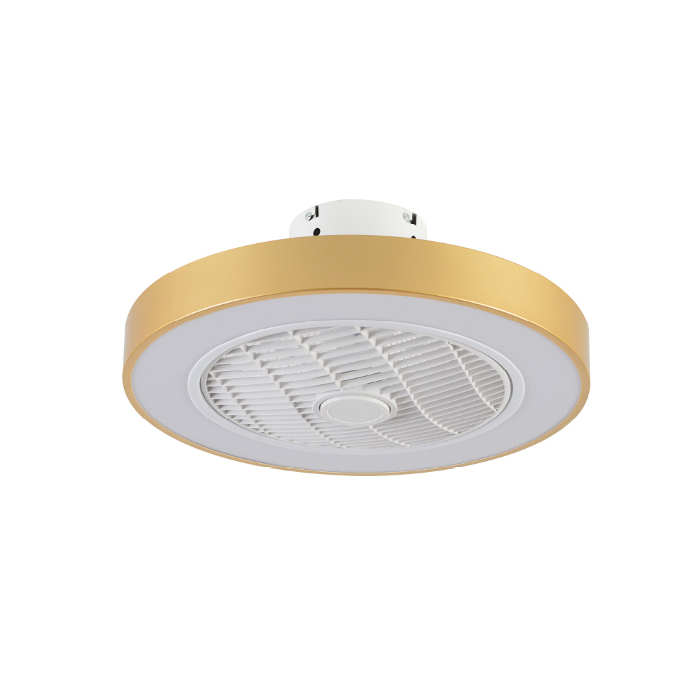 Φωτογραφία προϊόντος: InLight Chilko 36W 3CCT LED Fan Light in Golden Color (101000360)
