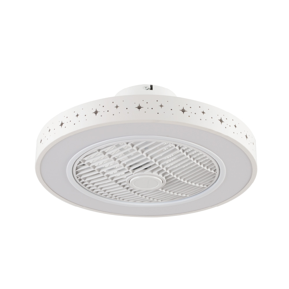 Φωτογραφία προϊόντος: InLight Almanor 36W 3CCT LED Fan Light in White Color (101000410)