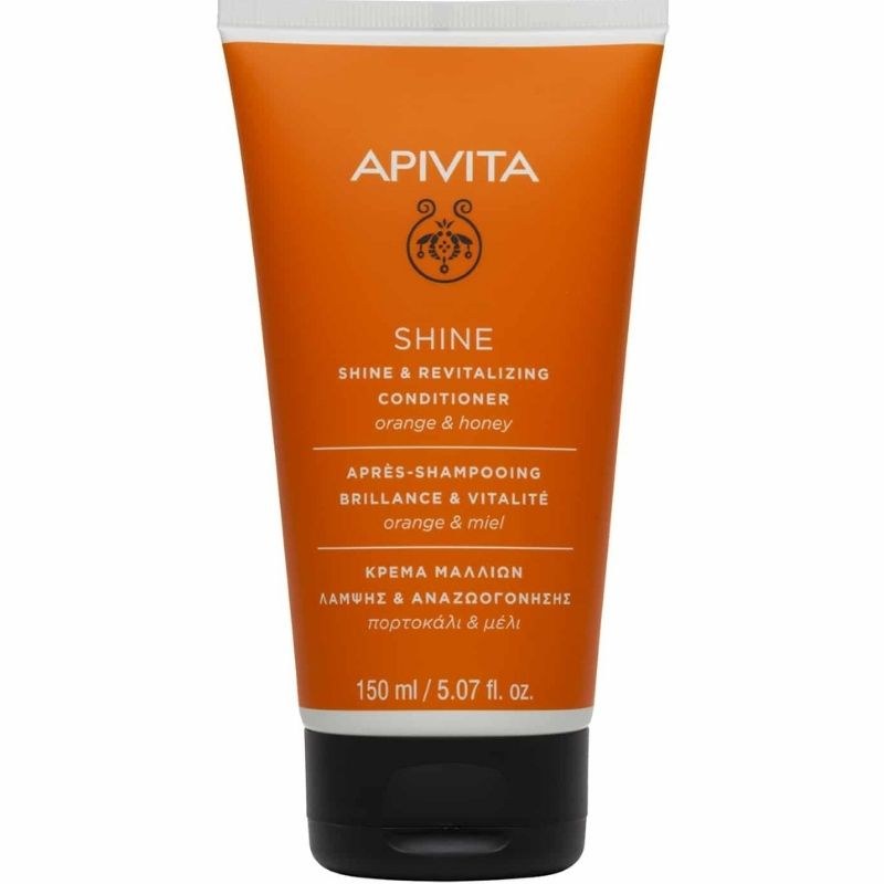 Φωτογραφία προϊόντος: Apivita Shine Conditioner Κρέμα Μαλλιών Λάμψης & Αναζωογόνησης Με Πορτοκάλι & Μέλι 150ml