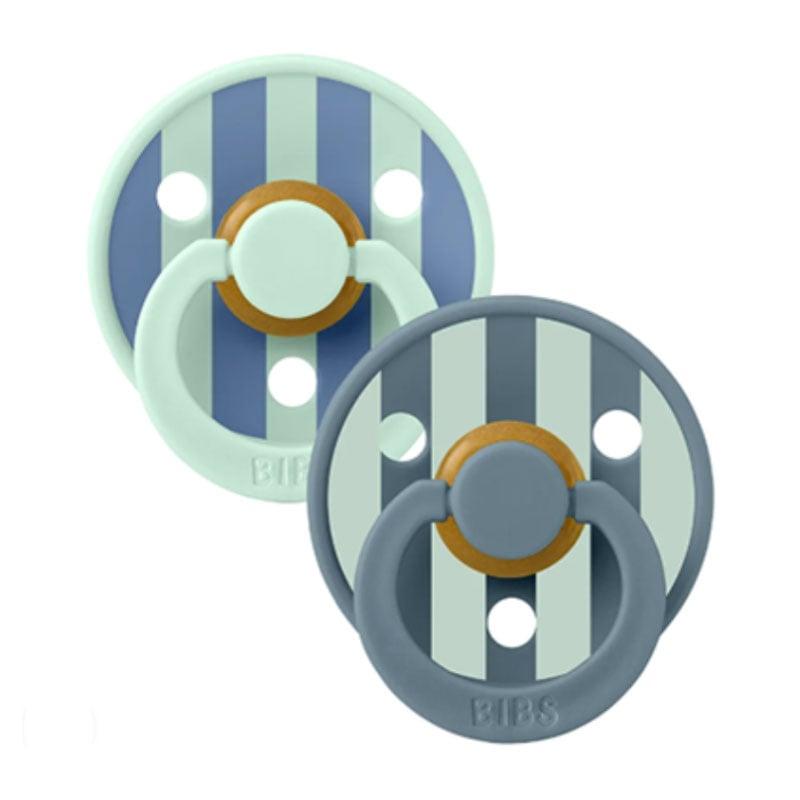 Φωτογραφία προϊόντος: Bibs Colour Natural Rubber Round Size 2 Πιπίλες Καουτσούκ Στρογγυλές 6+m Nordic Mint Petrol Mix 2τμχ