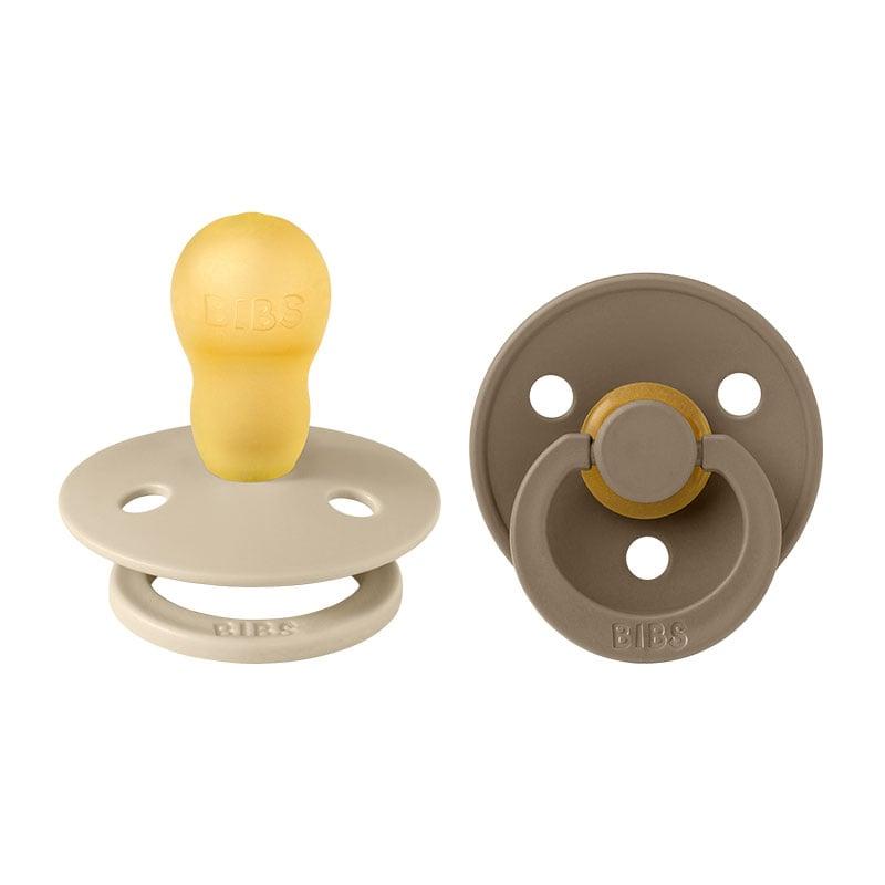 Φωτογραφία προϊόντος: Bibs Colour Natural Rubber Round Size 3 Πιπίλες Καουτσούκ Στρογγυλές 18+m Vanilla/Dark Oak 2τμχ