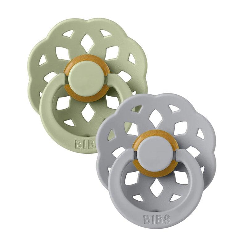 Φωτογραφία προϊόντος: Bibs Boheme Natural Rubber Round Size 2 Πιπίλες Καουτσούκ Στρογγυλές 6+m Sage/Cloud 2τμχ