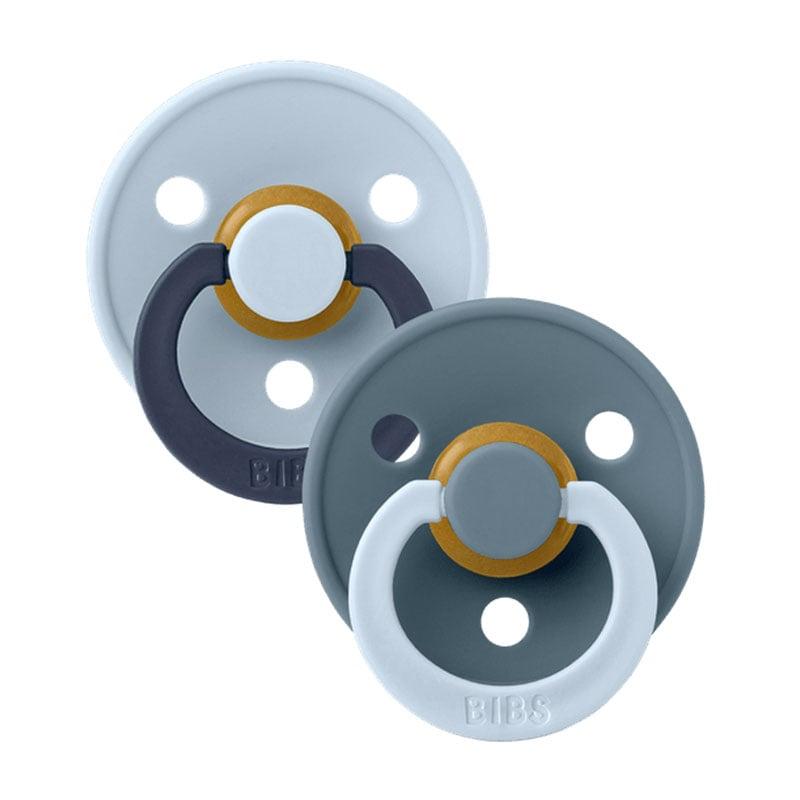Φωτογραφία προϊόντος: Bibs Colour Natural Rubber Round Size 3 Πιπίλες Καουτσούκ Στρογγυλές 18+m Baby Blue/Petrol 2τμχ