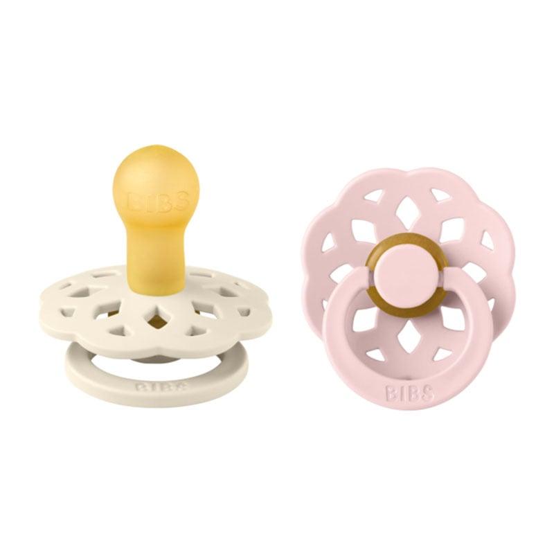 Φωτογραφία προϊόντος: Bibs Boheme Natural Rubber Round Size 1 Πιπίλες Καουτσούκ Στρογγυλές 0+m Ivory/Blossom 2τμχ