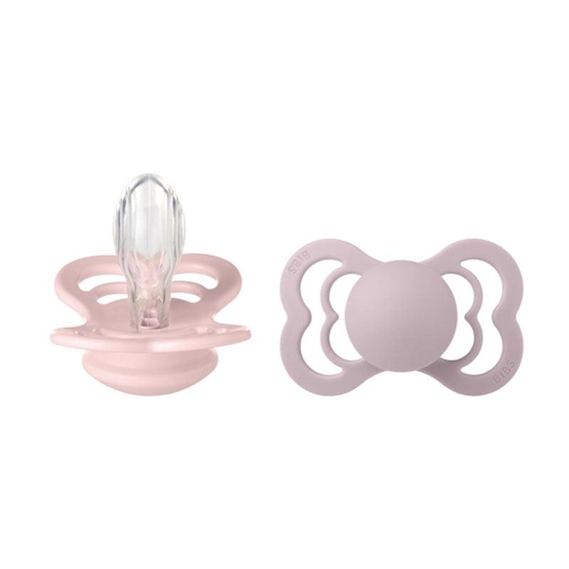 Φωτογραφία προϊόντος: Bibs Supreme Silicone Size 2 Πιπίλες Σιλικόνης 6+ m Blossom/Dusky Lilac 2τμχ