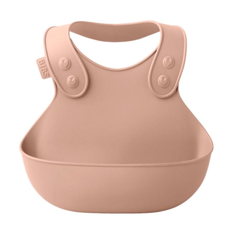 Φωτογραφία προϊόντος: Bibs Overall Dinner Bib Blush Σαλιάρα Αδιάβροχη Με Τσέπη 1 τμχ