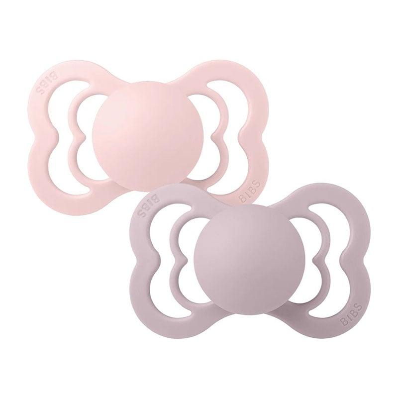 Φωτογραφία προϊόντος: Bibs Supreme Silicone Size 1 Πιπίλες Σιλικόνης 0+ m Blossom/Dusky Lilac 2τμχ