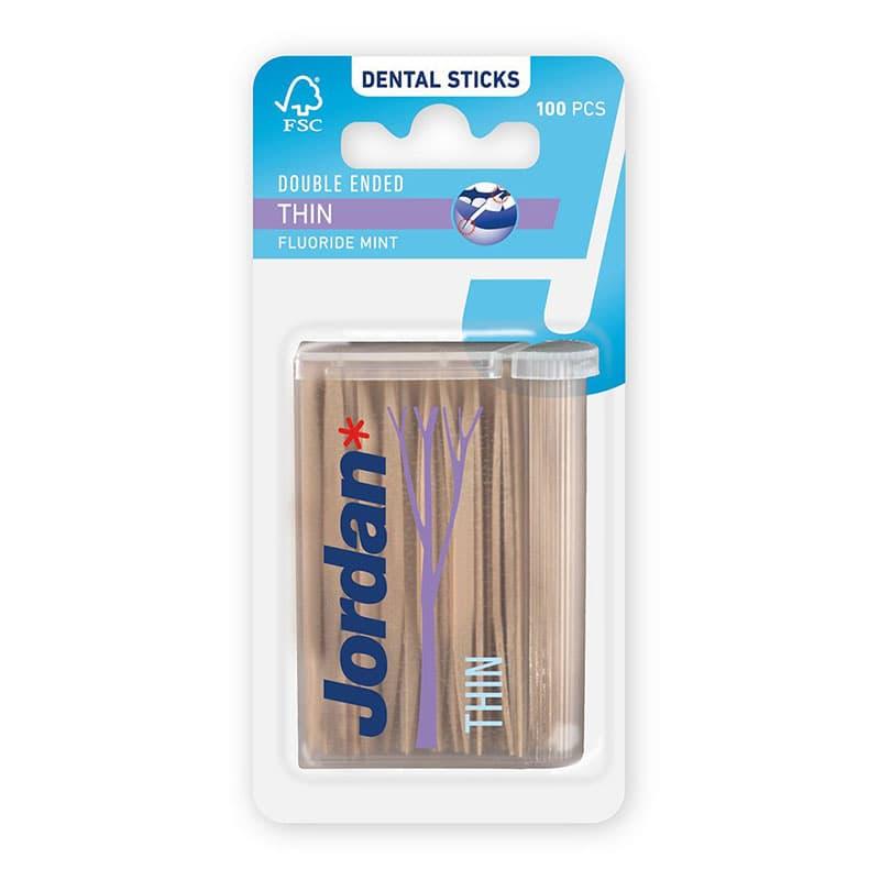 Φωτογραφία προϊόντος: Jordan Dental Sticks Thin Οδοντογλυφίδες 100τμχ.