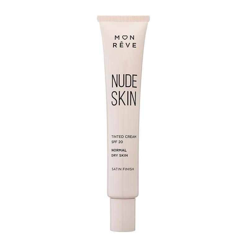 Φωτογραφία προϊόντος: Mon Reve Nude Skin Κρέμα Προσώπου με Χρώμα για Κανονικές/Ξηρές Επιδερμίδες SPF20 30ml No101 Light