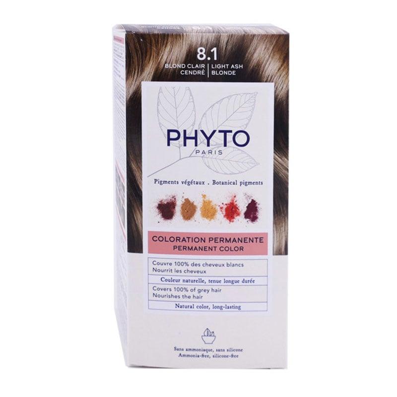 Φωτογραφία προϊόντος: Phyto Coloration Permanente Μόνιμη Βαφή Μαλλιών 8,1 Ανοιχτό Ξανθό Σταχτί