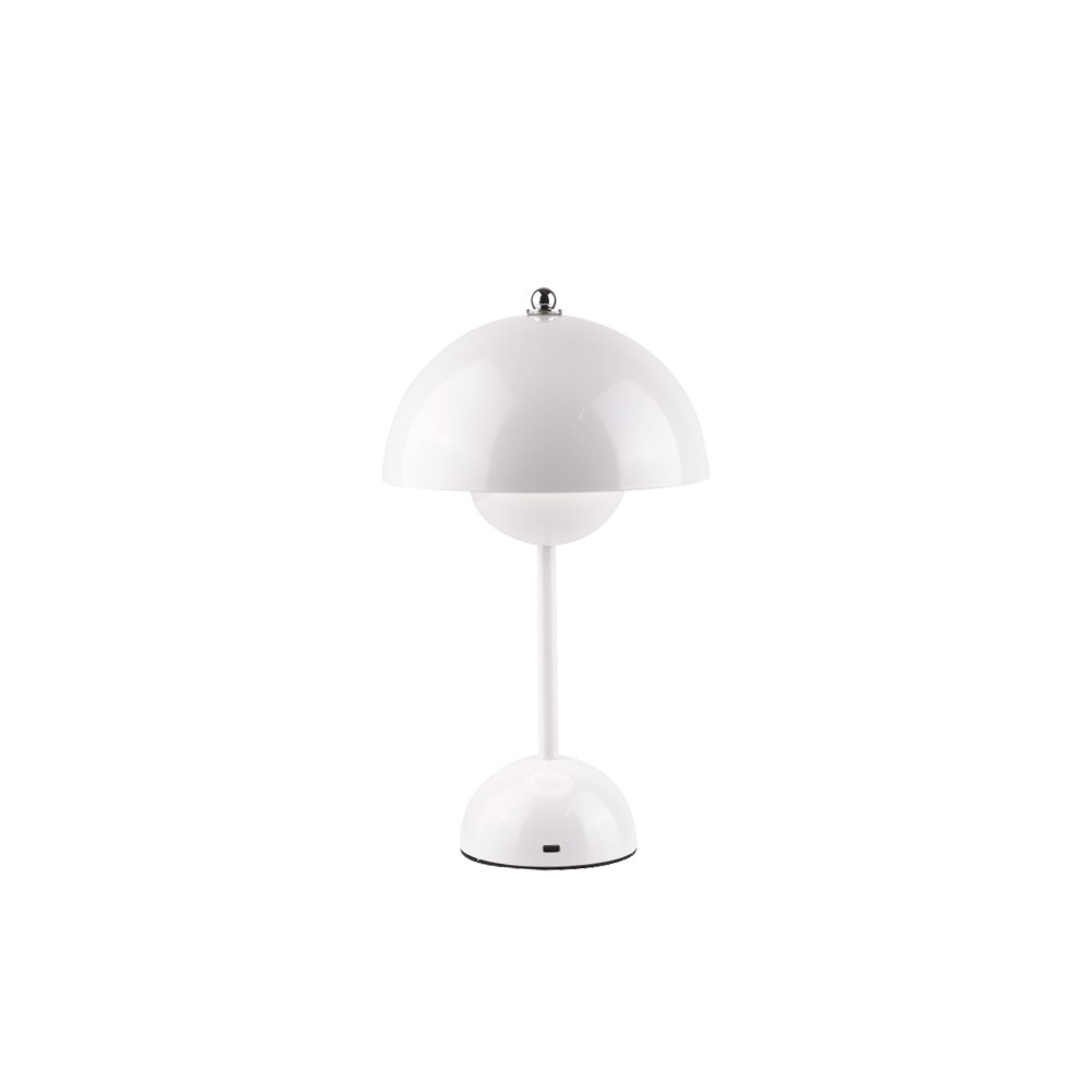 Φωτογραφία προϊόντος: Inlight Rechargeable LED 1.5W 3CCT Touch Table Lamp White D:10x24cm (3059-White)