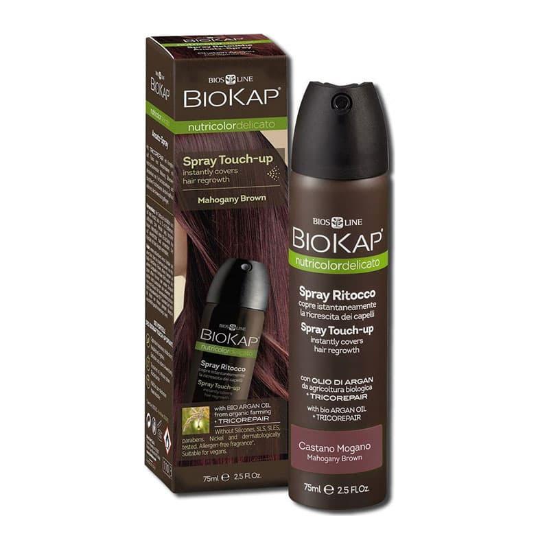 Φωτογραφία προϊόντος: Biokap Bios Line Σπρέι για την Κάλυψη της Ρίζας 75ml Καστανό Μαονί