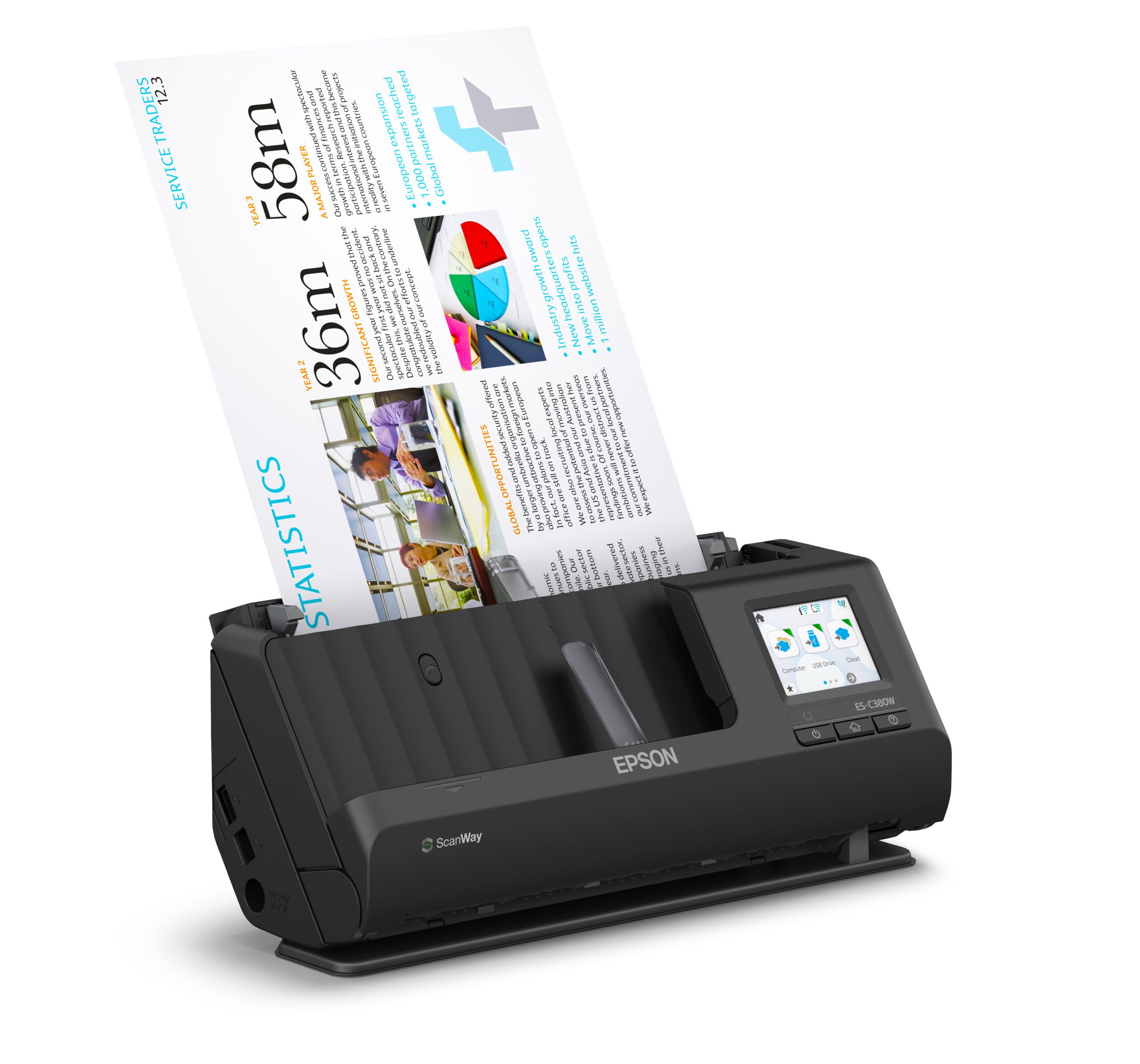 Φωτογραφία προϊόντος: EPSON Scanner ES-C380W