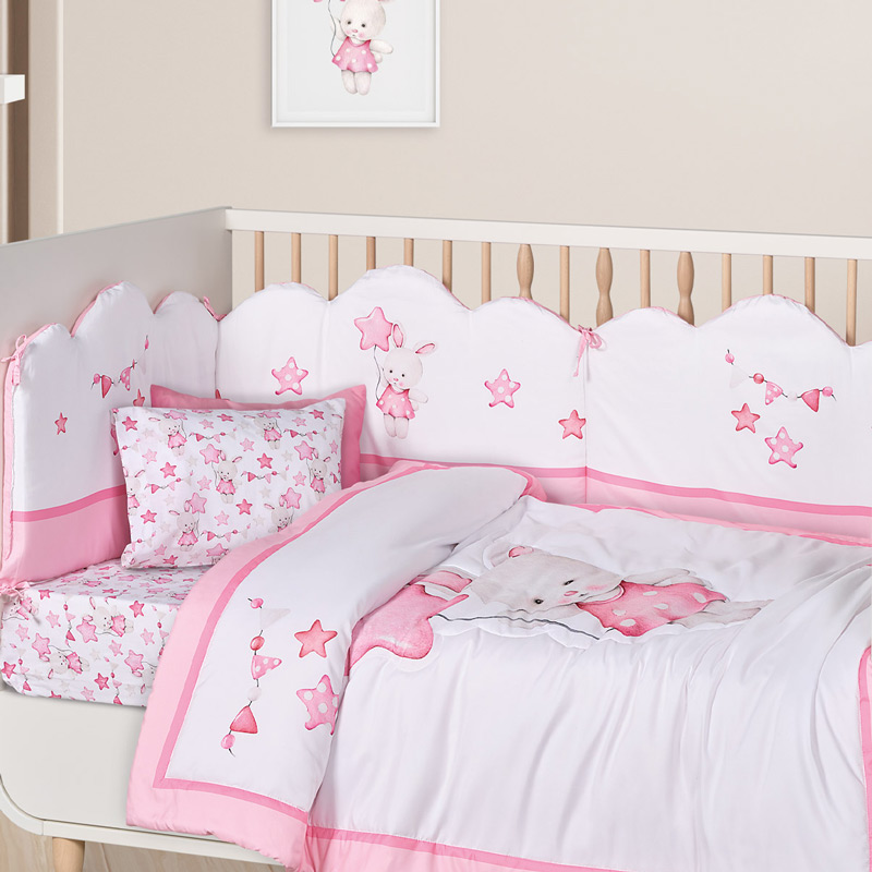 Φωτογραφία προϊόντος: Πάντα Κούνιας 195x45 Das Home Bunny 4917 Pink 195x45