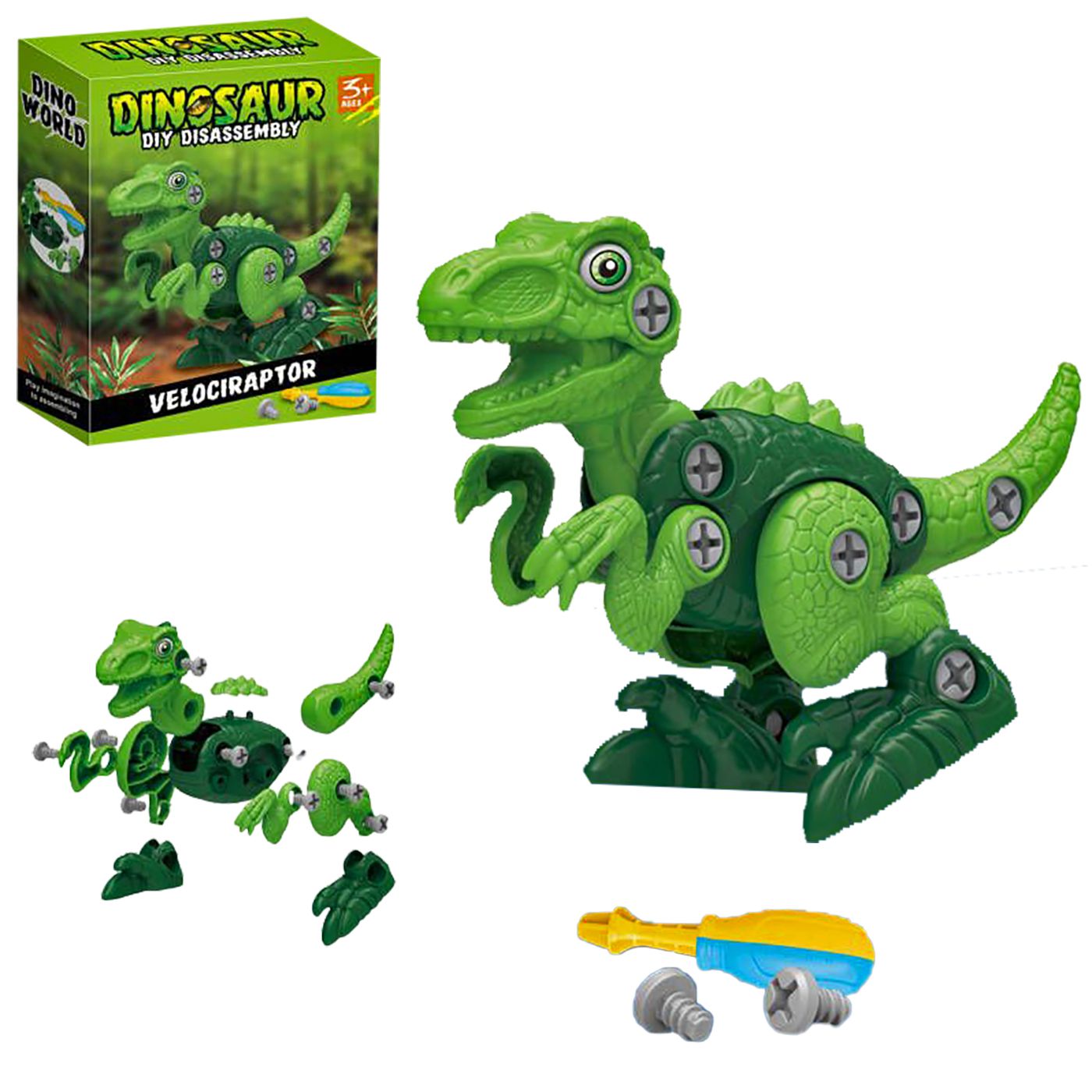 Φωτογραφία προϊόντος: Δεινόσαυρος Velociraptor Συναρμολογούμενο 32 τεμ 20x16x5.5cm ToyMarkt 913275