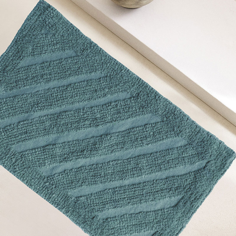 Φωτογραφία προϊόντος: Πατάκι Μπάνιου 40x60 Melinen Task Dark Aqua 40x60