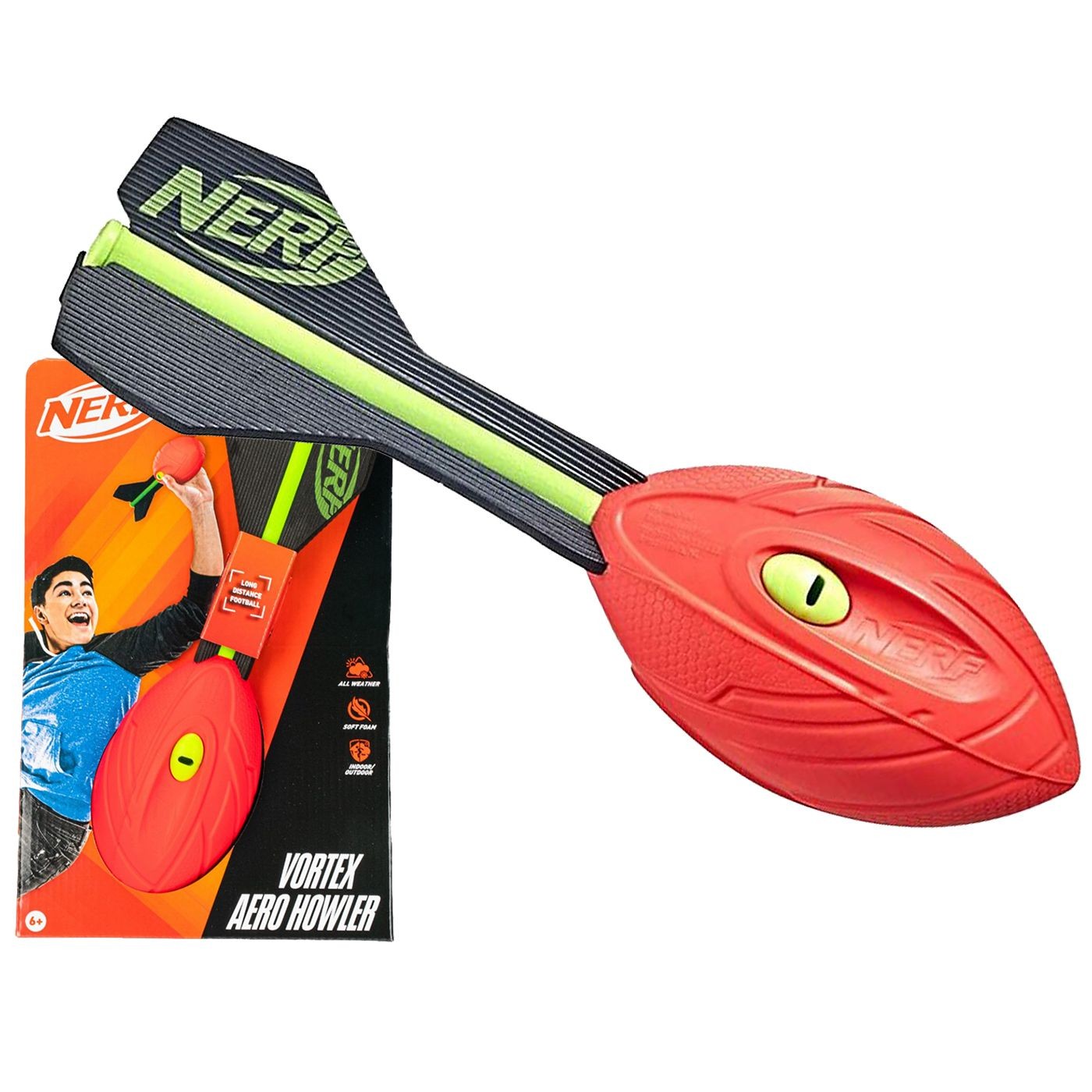 Φωτογραφία προϊόντος: Nerf Sports Μπάλα Πύραυλος Vortex Aero Howler 32x ø9cm ToyMarkt 913504