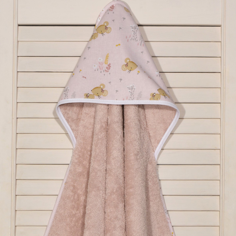 Φωτογραφία προϊόντος: Βρεφική Κάπα 75x75 Baby Oliver 412-1 Pink 75x75