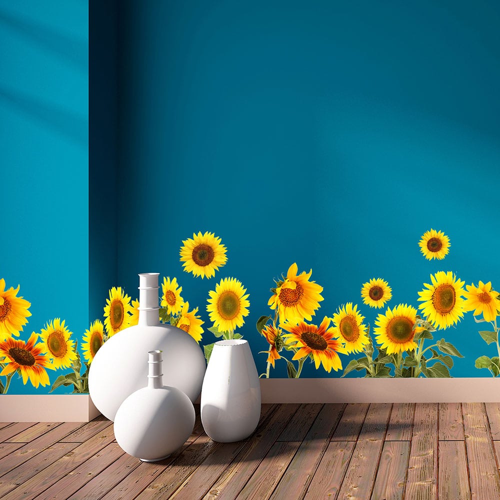 Φωτογραφία προϊόντος: Sunflower μπορντούρα αυτοκόλλητη βινυλίου (53001)