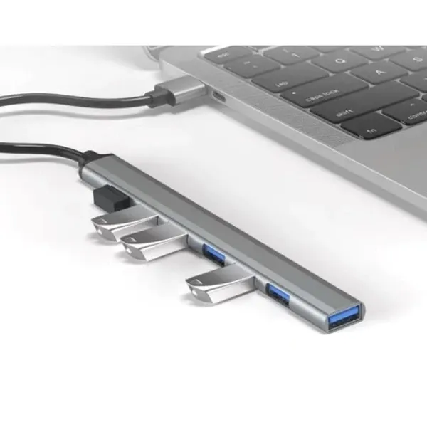 Φωτογραφία προϊόντος: OEM HUB USB- 1 θύρα 3.2 + 6 θύρες 2.0 Izoxis