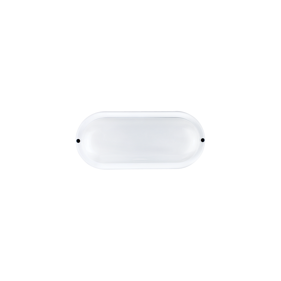 Φωτογραφία προϊόντος: ACALIGHT LED PC WHITE WALL LUMINAIRE 230V AC IP65 10W 950lm 6000K 110° Ra80 / DORA1060W