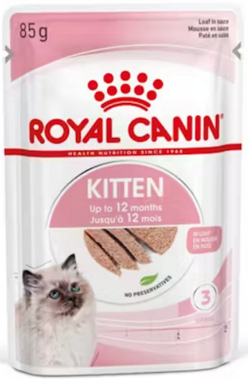 Φωτογραφία προϊόντος: Royal Canin Πλήρης τροφή σε πατέ για γατάκια, 2ης φάσης ανάπτυξης έως 12 μηνών γατάκια, 12x85gr ROYAL CANIN (9003579003831)