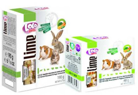Φωτογραφία προϊόντος: Lolo pets πέτρα ασβεστίου με λαχανικά ιδανική για την υγεία των τρωκτικών σας ασβέστιο τρωκτικά 190gr Lolo pets (5904479710697)