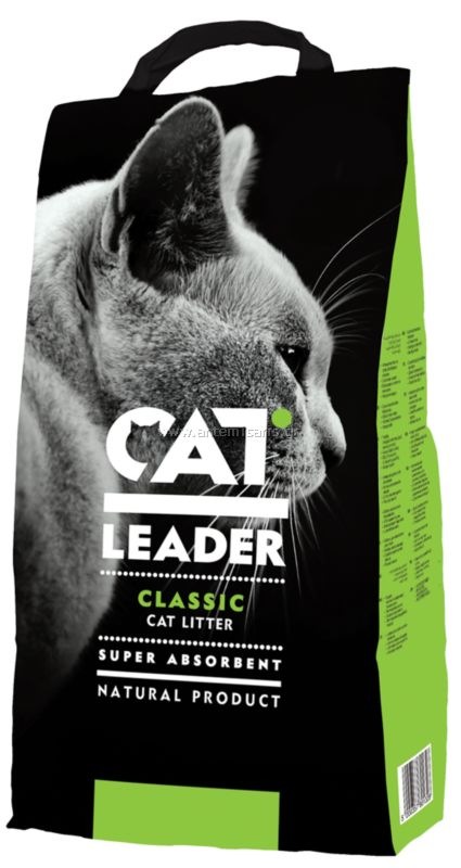 Φωτογραφία προϊόντος: Geohellas ʼμμος υγιεινής Cat Leader Classic φυσικό προϊόν εξουδετερώνει τις δυσάρεστες μυρωδιές ?μμος 10kg Geohellas (5200357801298)