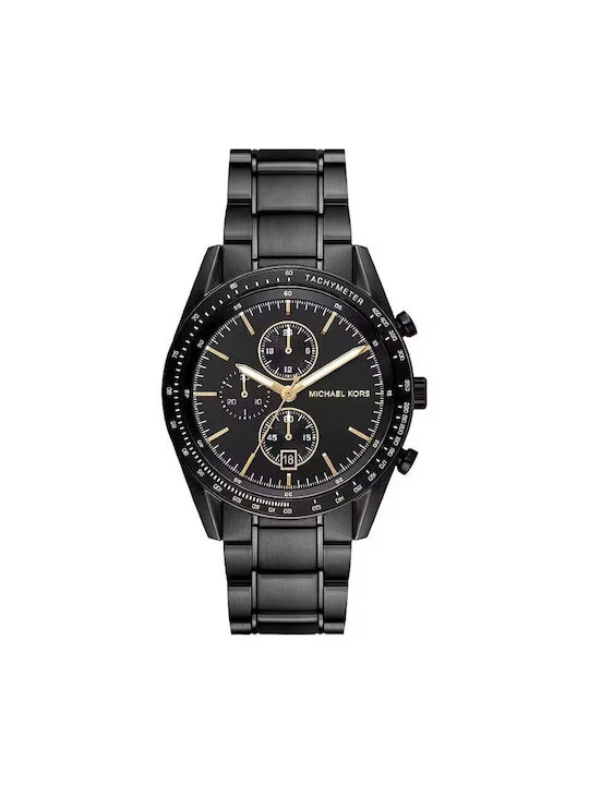 Φωτογραφία προϊόντος: Michael Kors Ανδρικό Ρολόι 42mm Μπαταρίας με Μαύρο Μεταλλικό Μπρασελέ