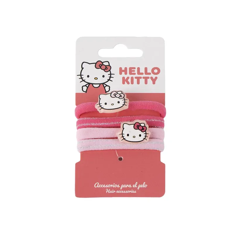 Φωτογραφία προϊόντος: Peach Jewelry Hello Kitty Παιδικά Κοκαλάκια Μαλλιών Λαστιχάκια