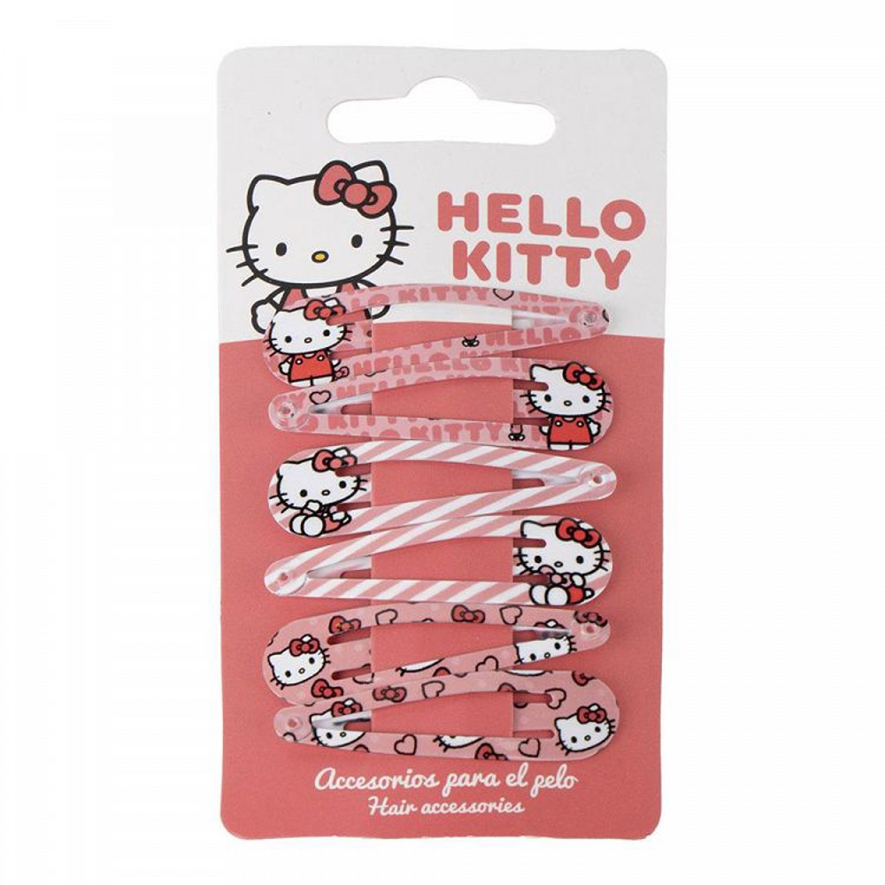 Φωτογραφία προϊόντος: Peach Jewelry Hello Kitty Παιδικά Κοκαλάκια Μαλλιών Κλακ 3 τεμ