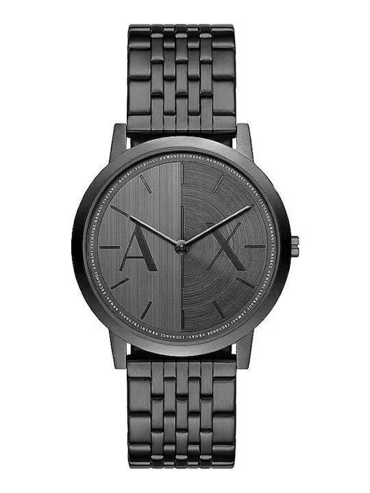 Φωτογραφία προϊόντος: Armani Exchange Ανδρικό Ρολόι 40mm Μπαταρίας με Μαύρο Μεταλλικό Μπρασελέ AX2872