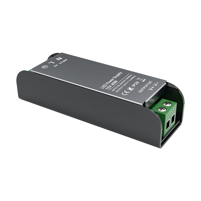 Φωτογραφία προϊόντος: ACALIGHT LED CV ΜΕΤΑΛΛΙΚΟ DRIVER 230V AC- 12V DC 40W 3,3A IP20 5YRS / SL40CV12