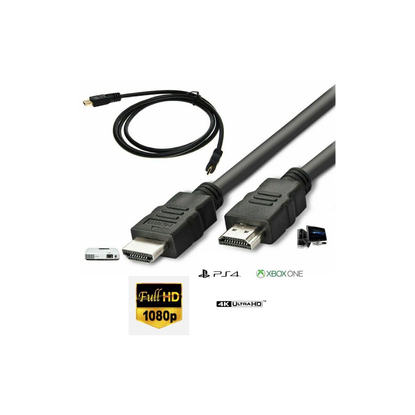 Φωτογραφία προϊόντος: Καλώδιο HDMI to HDMI 1.5m OEM