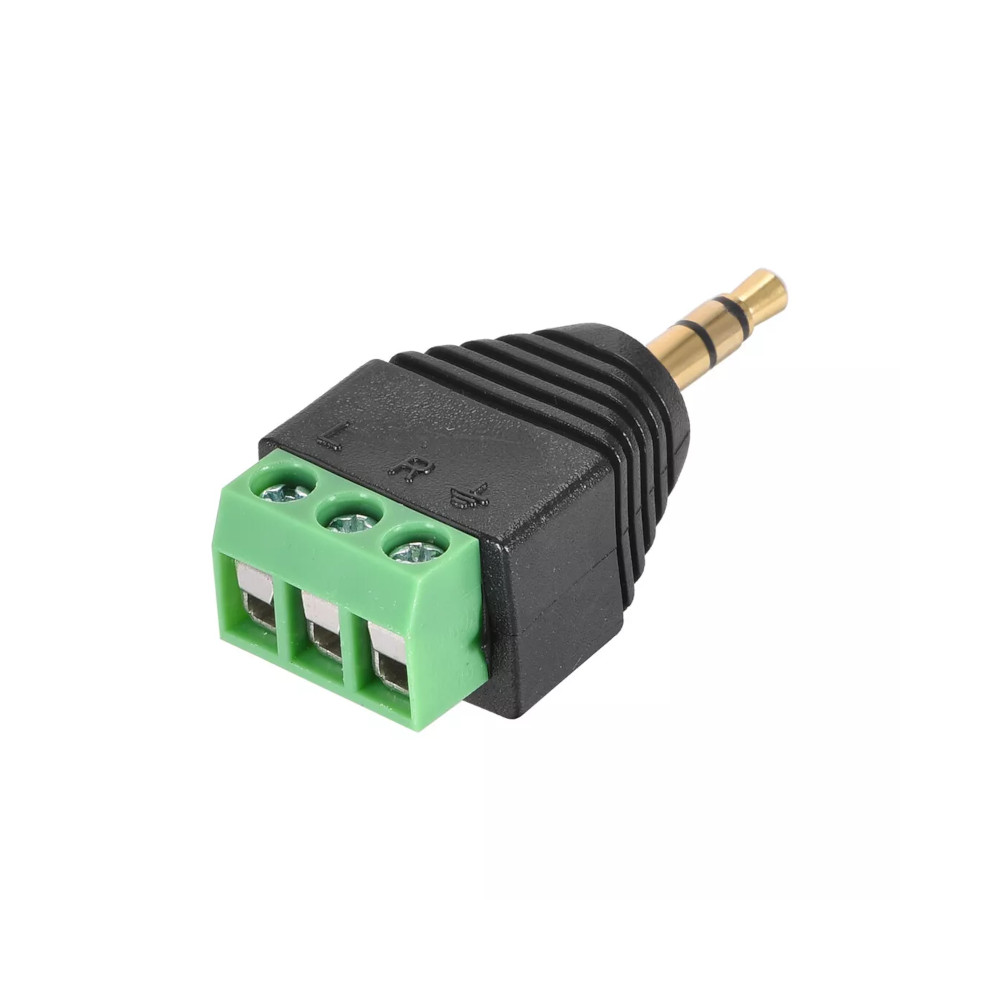 Φωτογραφία προϊόντος: 3.5mm Double Channel Earphone Socket (3 Channel Male)