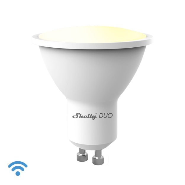 Φωτογραφία προϊόντος: Shelly Duo Smart Λάμπα LED 5W για Ντουί GU10 Ρυθμιζόμενο Λευκό 450lm Dimmable