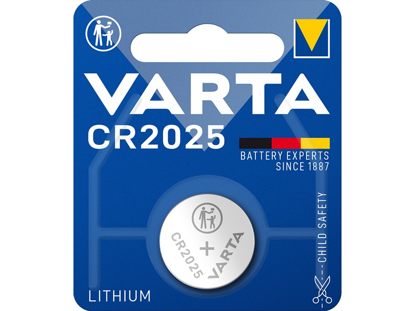 Φωτογραφία προϊόντος: Varta Professional Electronics Μπαταρία Λιθίου CR2025 3V 1τμχ