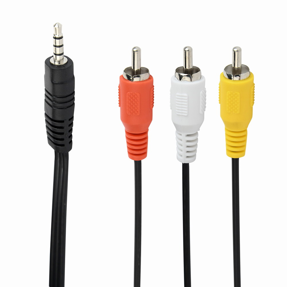 Φωτογραφία προϊόντος: Καλώδιο A/V Composite 3.5mm σε 3 x RCA 2m