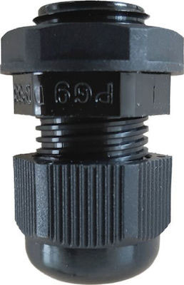 Φωτογραφία προϊόντος: IP68 PG20 Αδιάβροχο Cable Gland από Nylon Plastic, Μαύρο