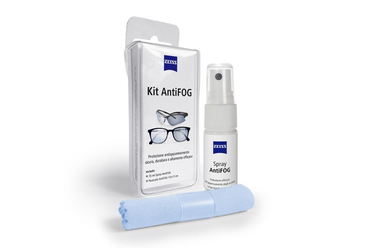 Φωτογραφία προϊόντος: ZEISS antiFOG Kit 15ml σπρέι και πανάκι