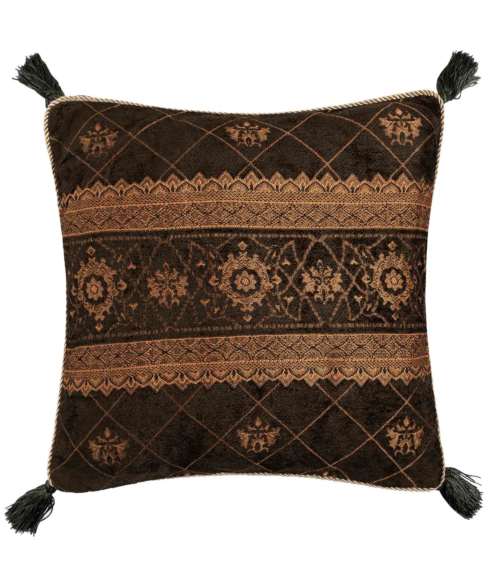 Φωτογραφία προϊόντος: SilkFashion ΜΑΞΙΛΑΡΟΘΗΚΗ (45cm x 45cm) 396 λαδί