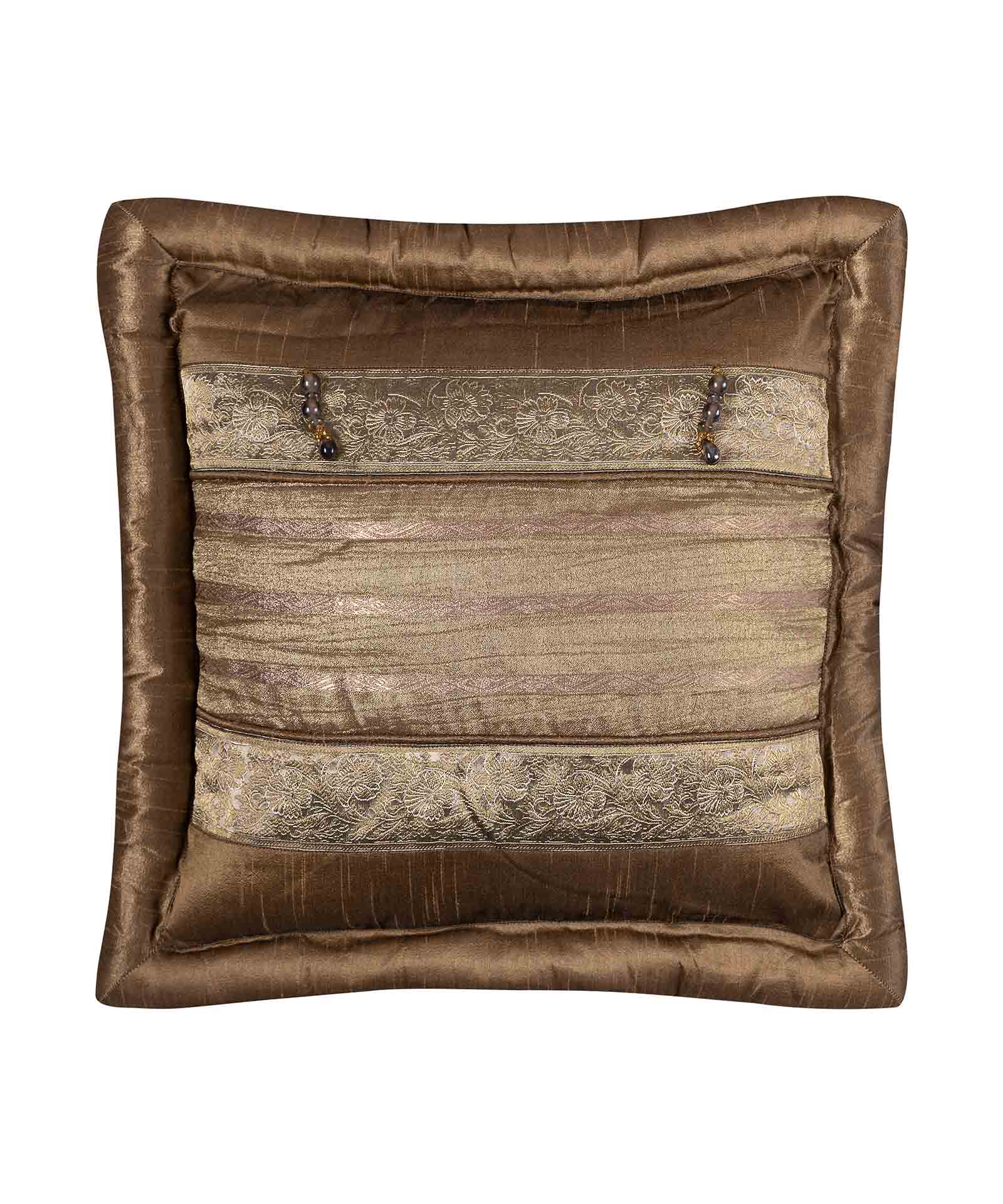 Φωτογραφία προϊόντος: SilkFashion ΜΑΞΙΛΑΡΟΘΗΚΗ (45cm x 45cm) δάκρυ λαδί