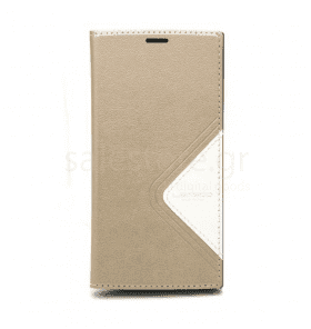 Φωτογραφία προϊόντος: Θήκη Alfa 5 Leagoo Original Flip Top Χρυσό