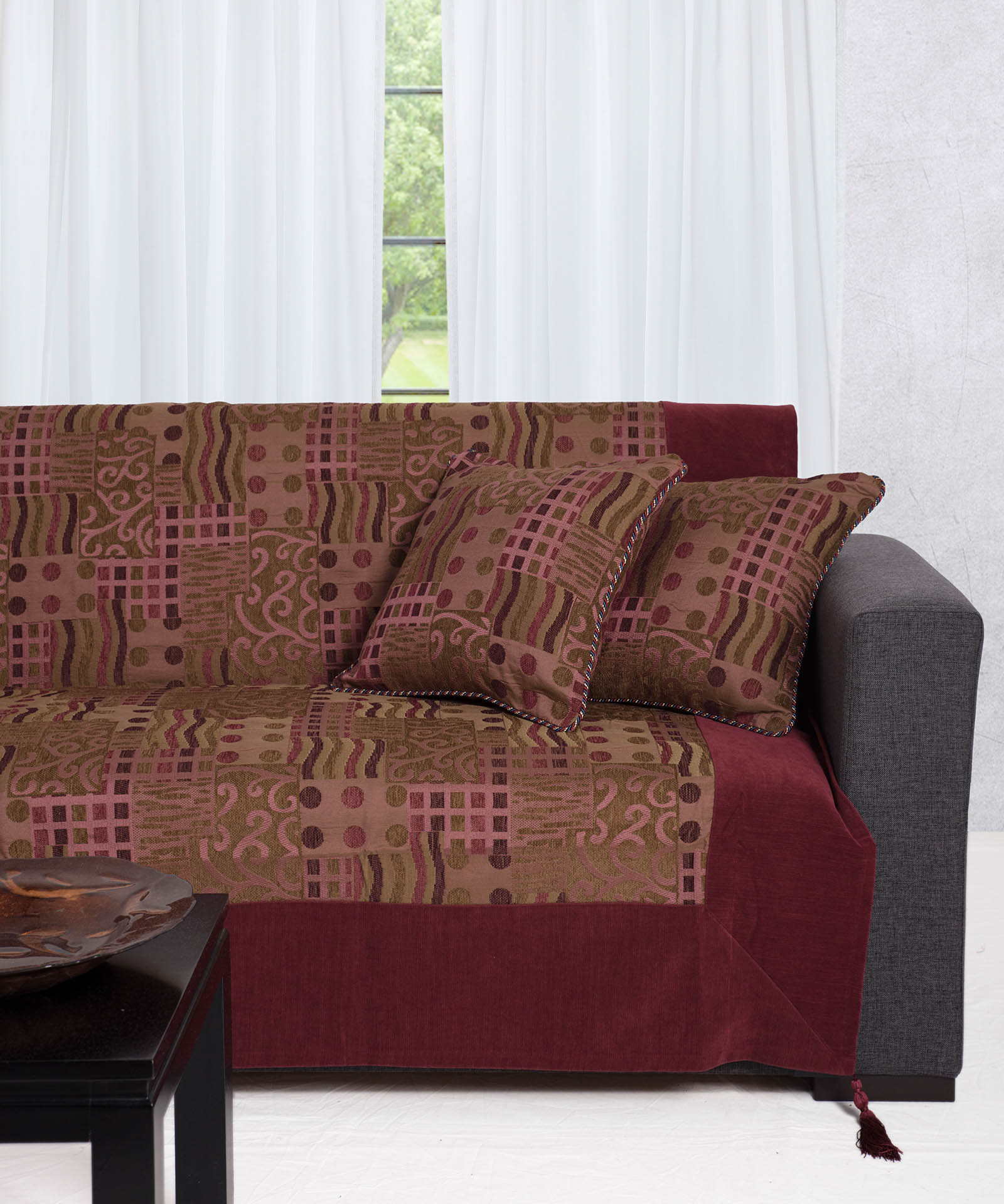 Φωτογραφία προϊόντος: SilkFashion ΡΙΧΤΑΡΙΑ 602 πυκνό (150cm x 180cm) μελιτζανί