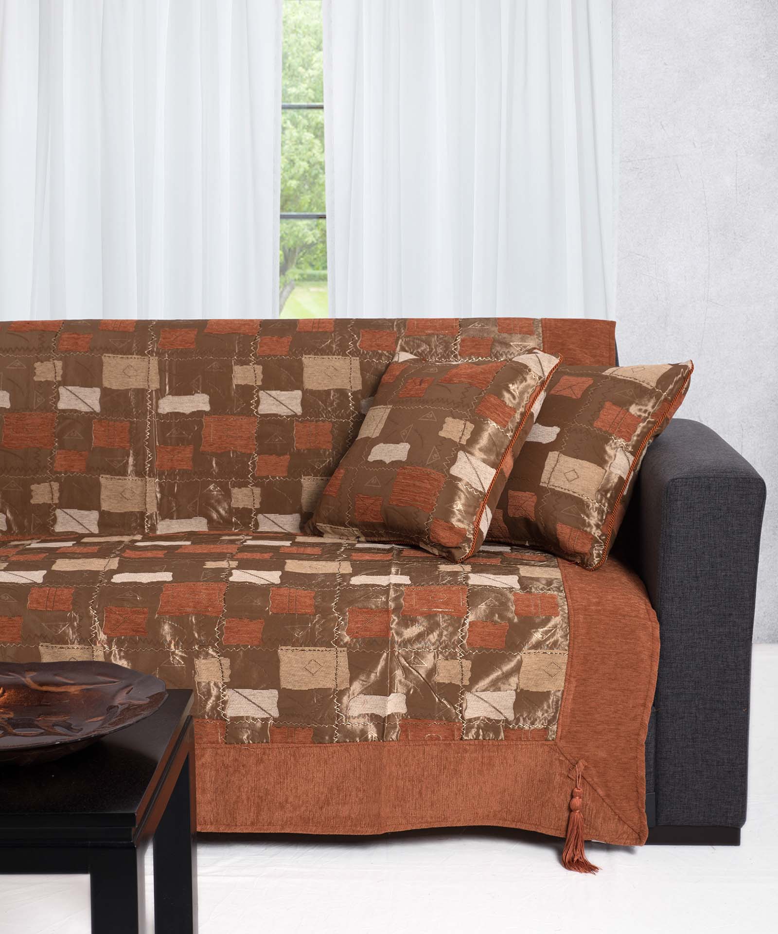 Φωτογραφία προϊόντος: SilkFashion ΡΙΧΤΑΡΙΑ 913 (180cm x 180cm / 180cm x 250cm / 180cm x 300cm) πορτοκαλί