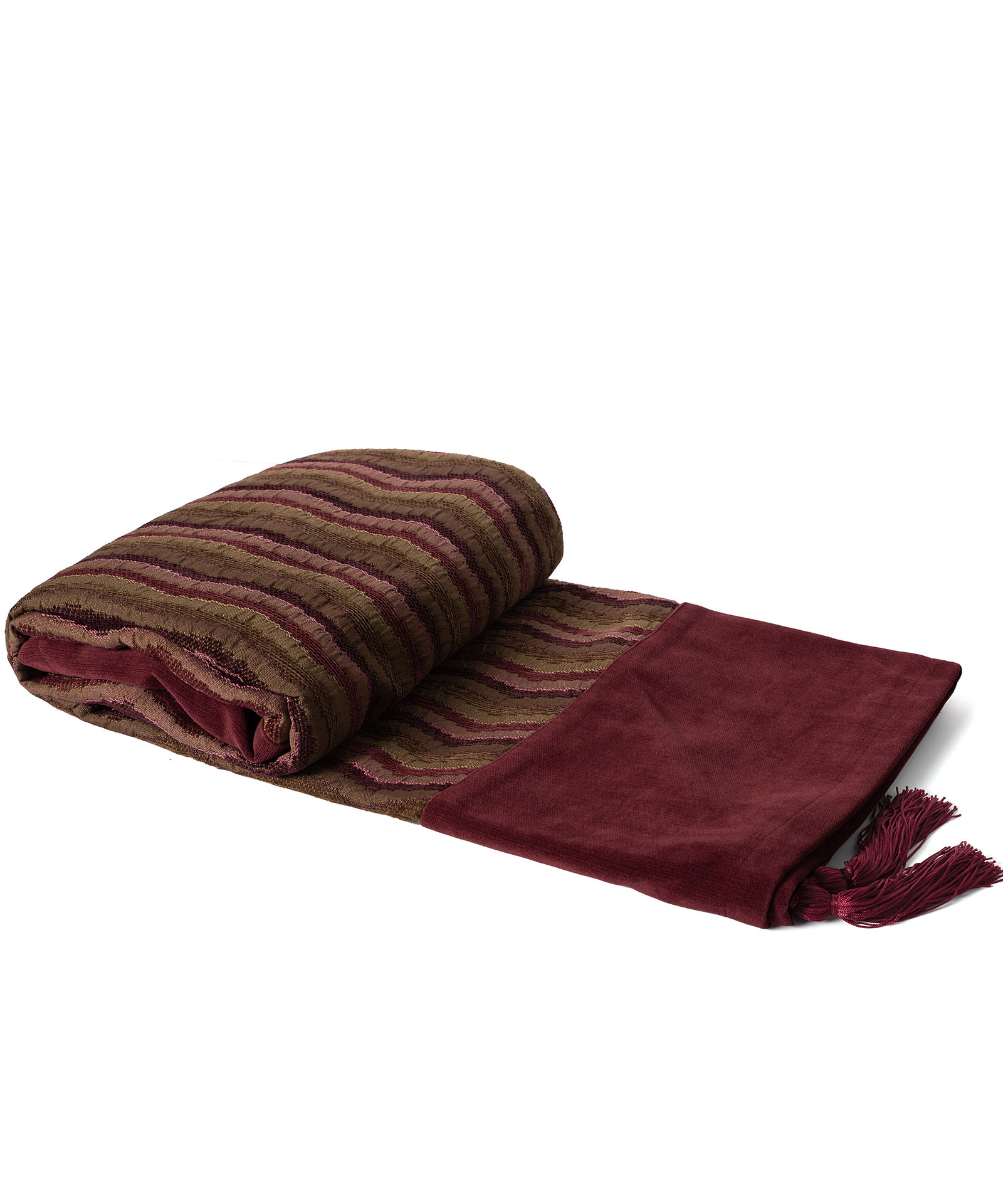 Φωτογραφία προϊόντος: SilkFashion ΡΙΧΤΑΡΙΑ 602 κύμα (150cm x 180cm) μπορντώ