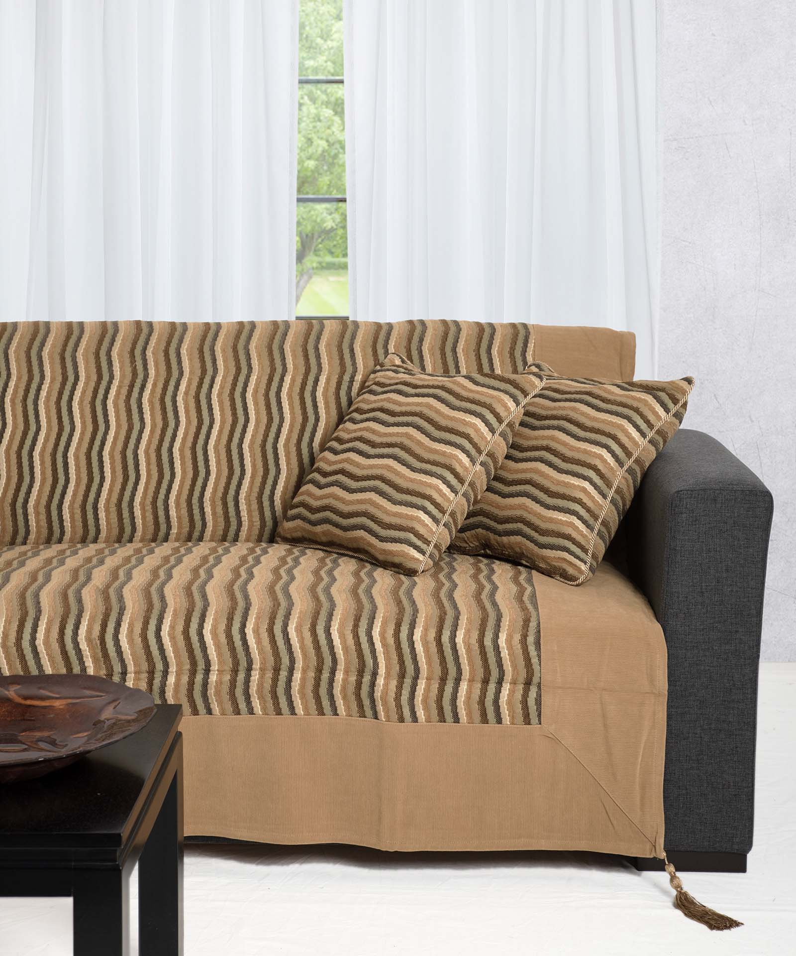 Φωτογραφία προϊόντος: SilkFashion ΡΙΧΤΑΡΙΑ 602 κύμα (180cm x 250cm) ivory